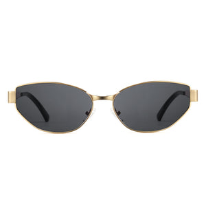 Cyxus Metal Cat Eye Non-Polarized Sunglasses 1327