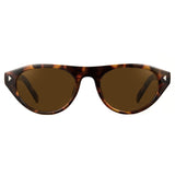 1386 tortoiseshell cat eye sunglasses brown lenses korean retro style non-polarized AC lens driving running 