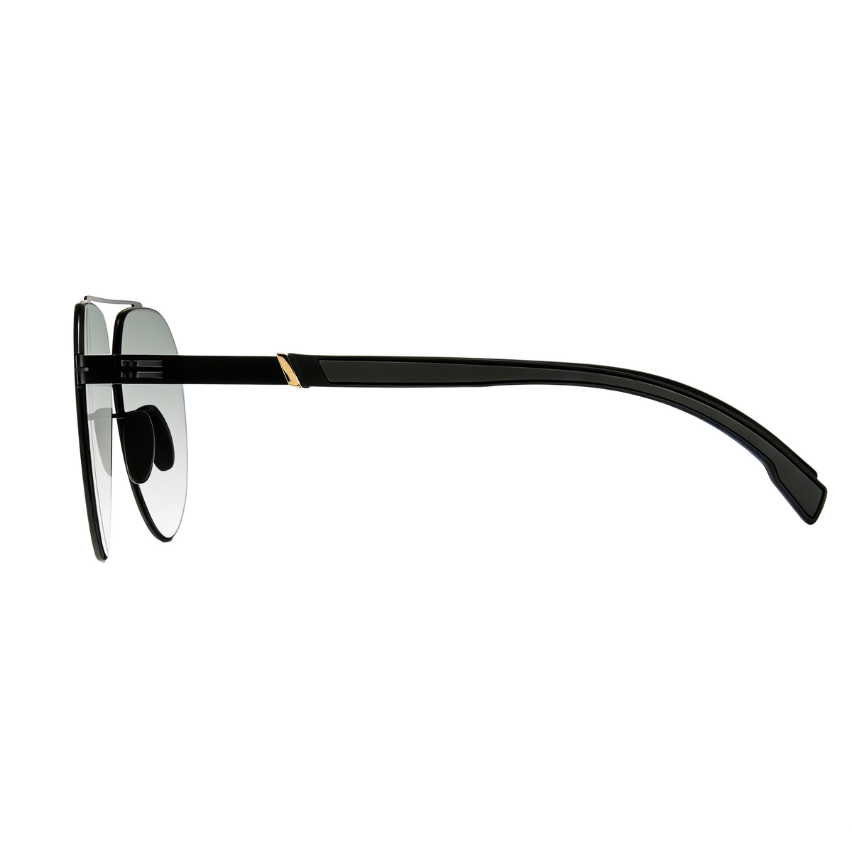 Photochromic Double Bridge Aviator Sunglasses – 1396