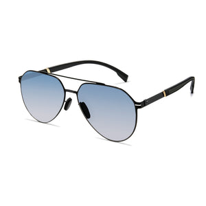 Photochromic Double Bridge Aviator Sunglasses – 1396