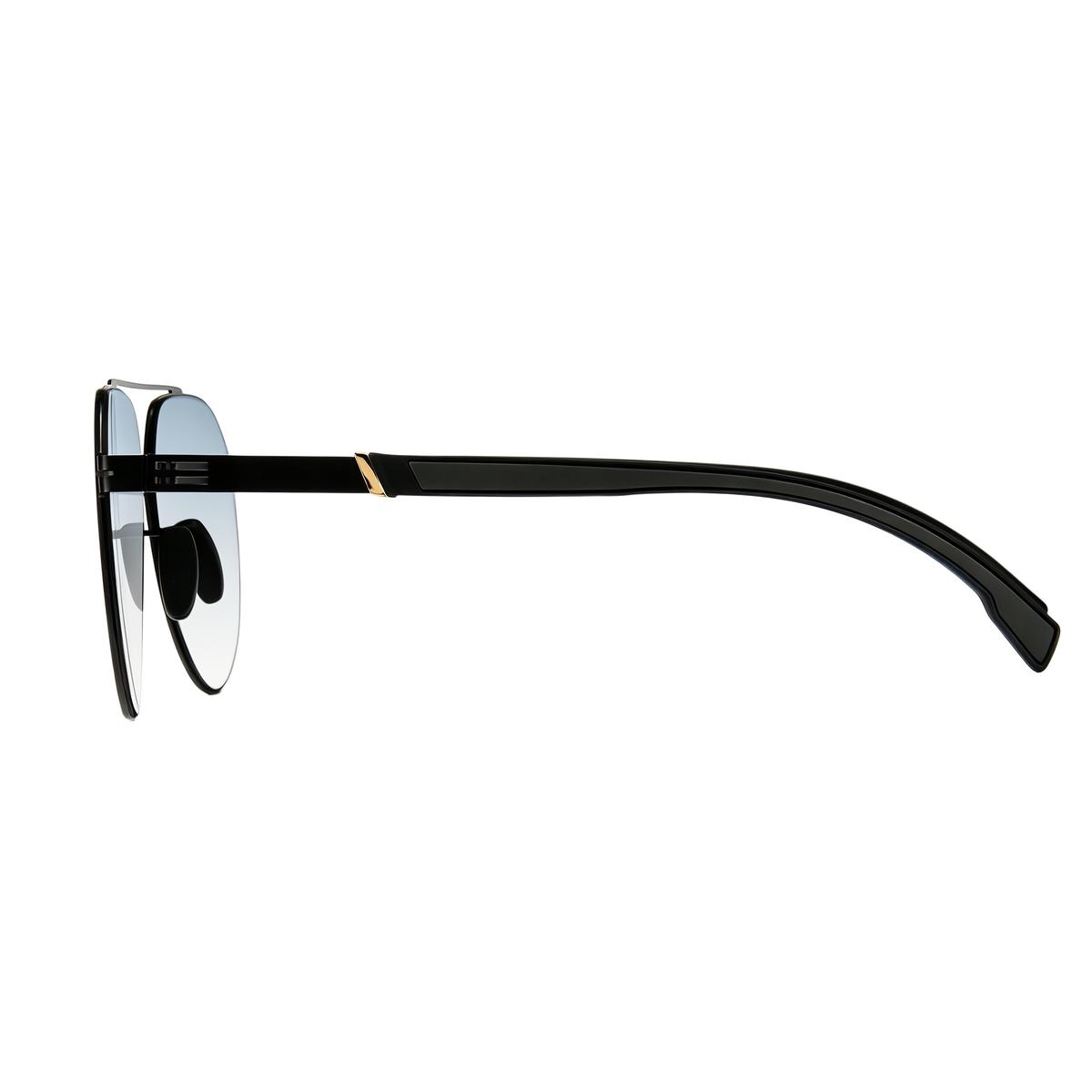 Photochromic Double Bridge Aviator Sunglasses – 1396