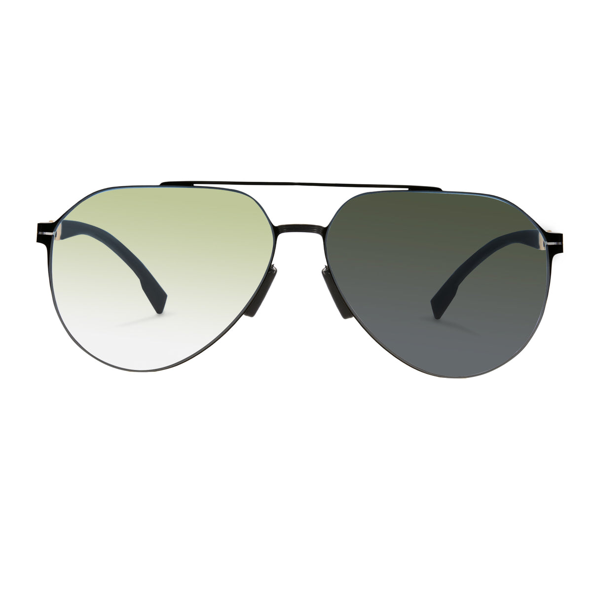 Photochromic Double Bridge Aviator Sunglasses – 1396