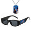 Pack combiné lunettes de soleil et collier Trumm