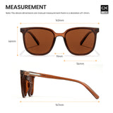 Cyxus Square UV400 Protection Polarized Sunglasses 1711