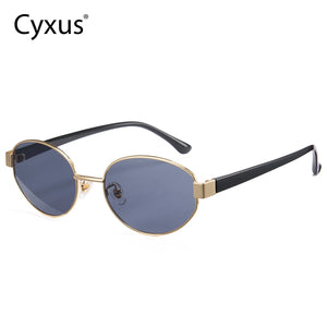 Cyxus Oval Retro Trendy Non Polazrized Sunglasses 1326