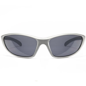 Y2K Style Matte Silver Non-polarized Sunglasses