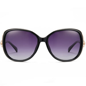 2024 Fashion Gradient Color Polarized Glasses-Black