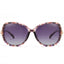2024 Fashion Gradient Color Polarized Glasses.Gray Lens-Purple Floral Frame