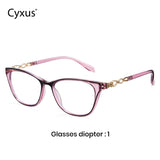 Reading Glasses Blue Light Blocking Presbyopia Cat Eye Computer Readers Men Women 2046 100 Degrees