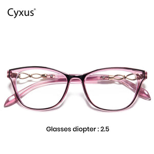 Reading Glasses Blue Light Blocking Presbyopia Cat Eye Computer Readers Men Women 2046 250 Degrees