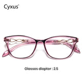 Reading Glasses Blue Light Blocking Presbyopia Cat Eye Computer Readers Men Women 2046 250 Degrees