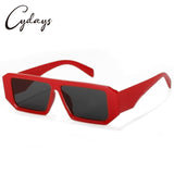 Cydays Trendy Square and Rectangle Sunglasses Cool Women UV 400 Protection Shades Designer Style