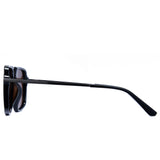 P1348 polarized double bridge sunglasses grey brown lenses korean minimalist style running fishing driving unisex