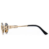 Oval Gold Sunglasses - 1362