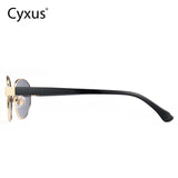 Cyxus Oval Retro Trendy Non Polazrized Sunglasses 1326