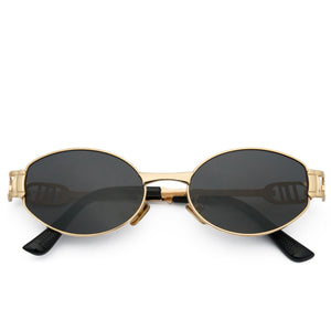 Oval Gold Sunglasses - 1362