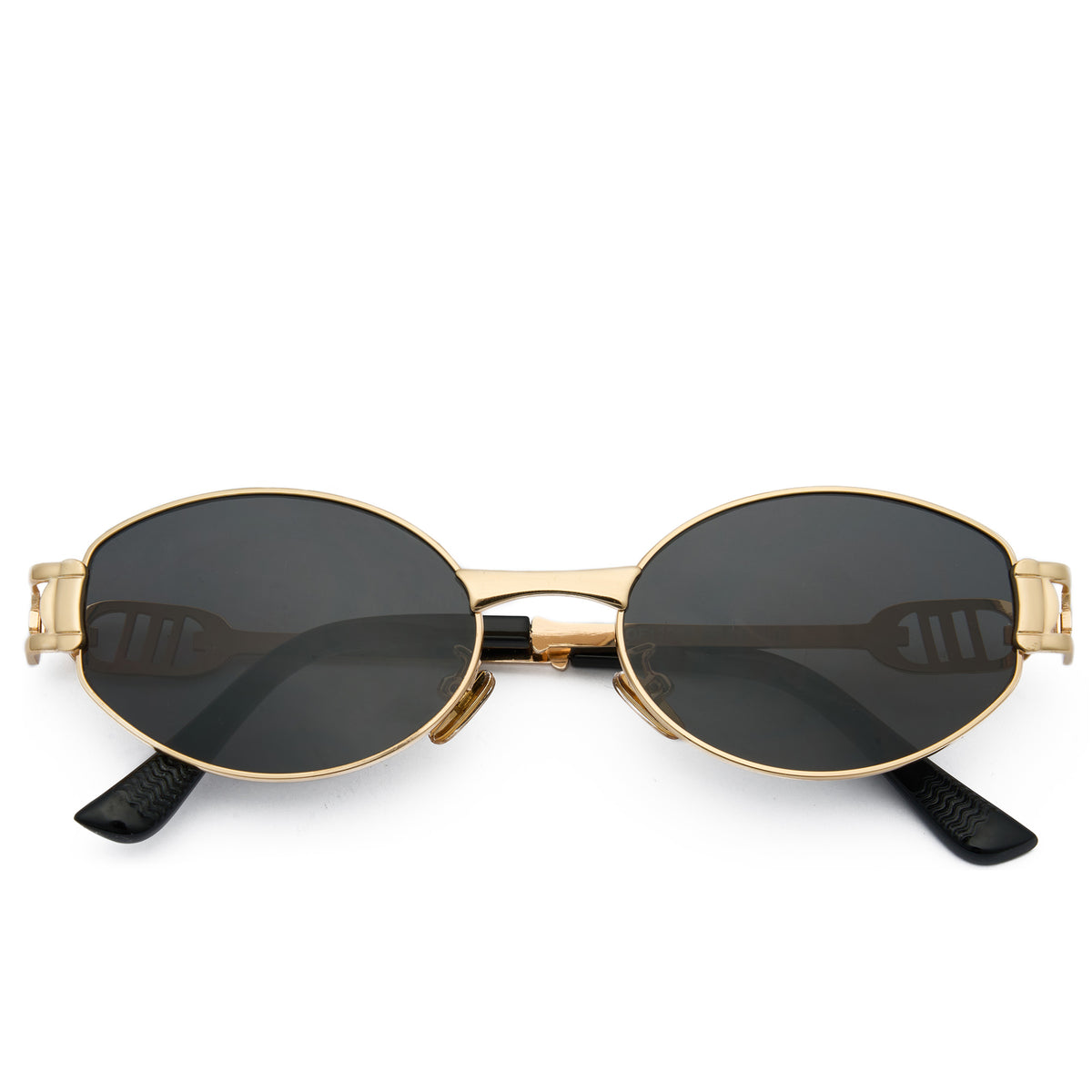 Oval Gold Sunglasses - 1362