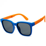 Blue frame and orange temples