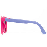 Purple glasses temples