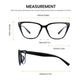 Cyxus Cat Eye TR90 Lightweight Computer Glasses 8291