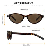 polarized oval sunglasses TR90 frame