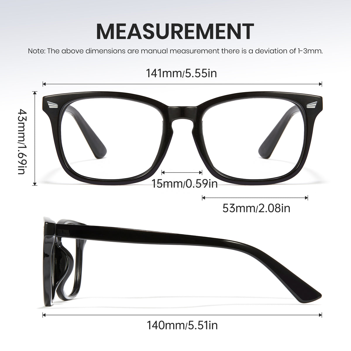CYXUS Blue-Light Blocking Computer TV Optical glasses Fashion Anti Eyestrain UV Glasses for Women Men 8082