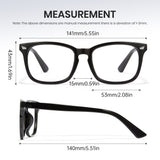Cyxus Blue-Light Blocking Computer TV Glasses Fashion Anti Eyestrain UV Glasses for Women Men 8082