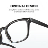 Cyxus Blue Light Blocking Computer Glasses Fashion Anti Eyestrain UV Glasses for Women Men 8082