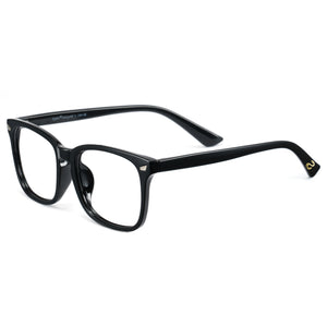 Cyxus 25 Snake Year Limited Edition Square Anti-Blue Glasses PC Material Pritic Bright Black Frame Gew New Year Gain