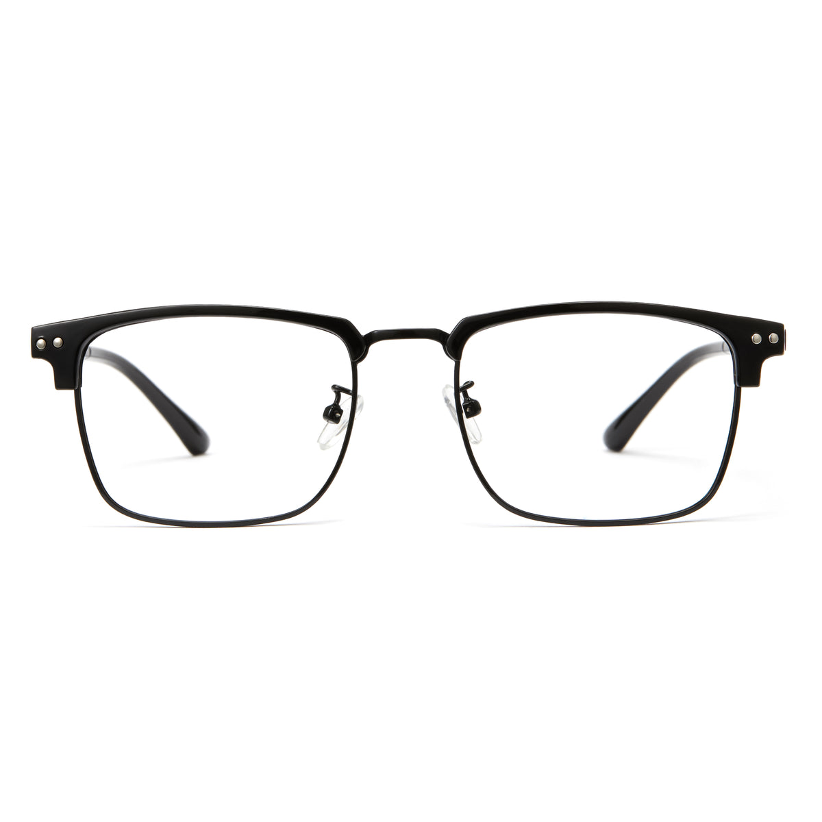 Cyxus Blue Light Blocking Glasses Square Half Rim Computer Gaming Glasses 8133 Main image