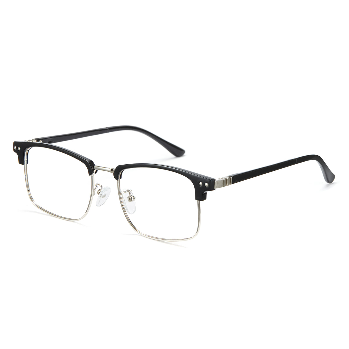 Cyxus Blue Light Gording Glockes Square Half Rim Computer Gaming Glaming 8133