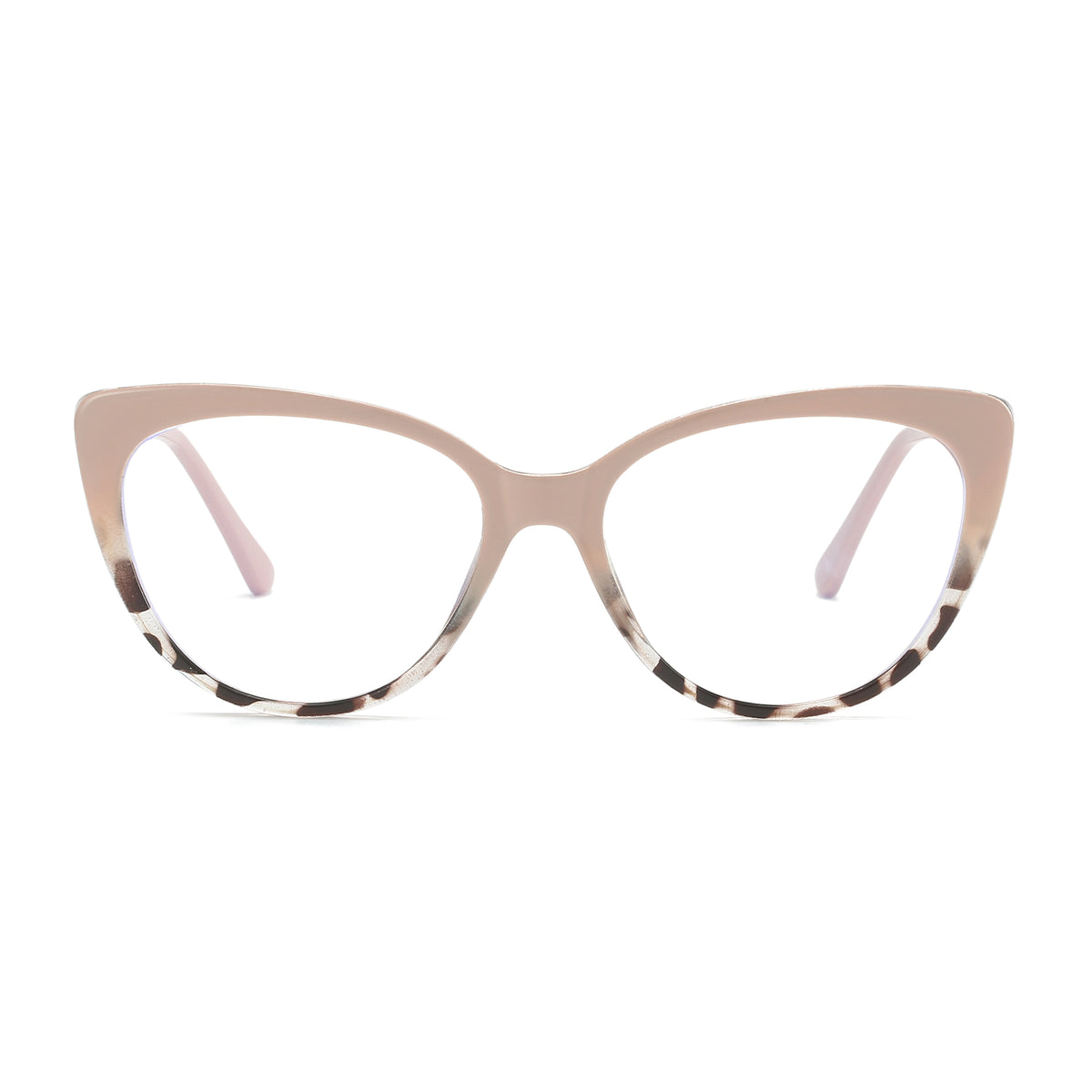 TR 90 anti-blue light glasses - apricot and tortoise