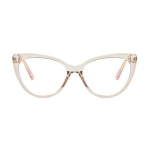 Brown clear TR 90 anti-blue light glasses