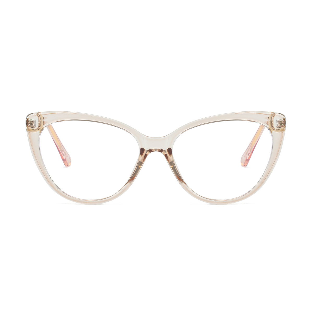 Brown clear TR 90 anti-blue light glasses