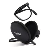 Cyxus Foldable Blue Light black glasses and Carrying Case
