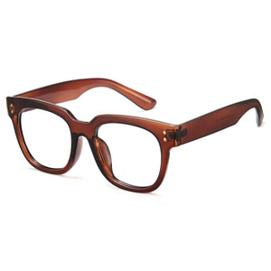 Tea Brown Thick Frame Thick Temples Glasses