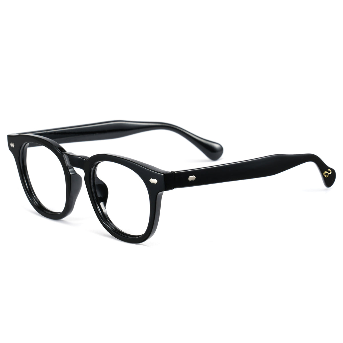 Cyxus 25 Snake Year Limited Edition Anti-Blue Light Glasses Material Material Bright Black Frame New Year Gift for Mostral and Friends Usisex-8155T01-S
