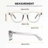 Vintage oval glasses size