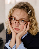 Cyxus Oval UV400 Protection Nerd Glasses Computer Glasses 8162