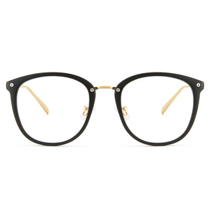 Matte black glasses frame