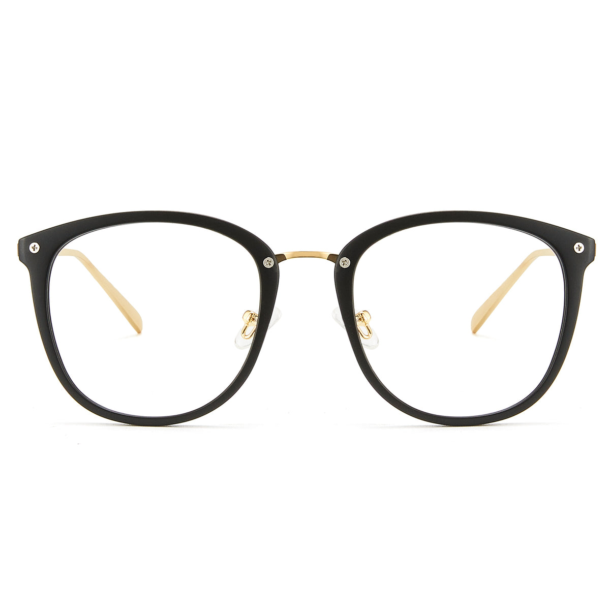 Matte black glasses frame