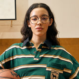 White Leopard Print Retro Round TR 90 Frame Glasses Jola Upgrade 8169