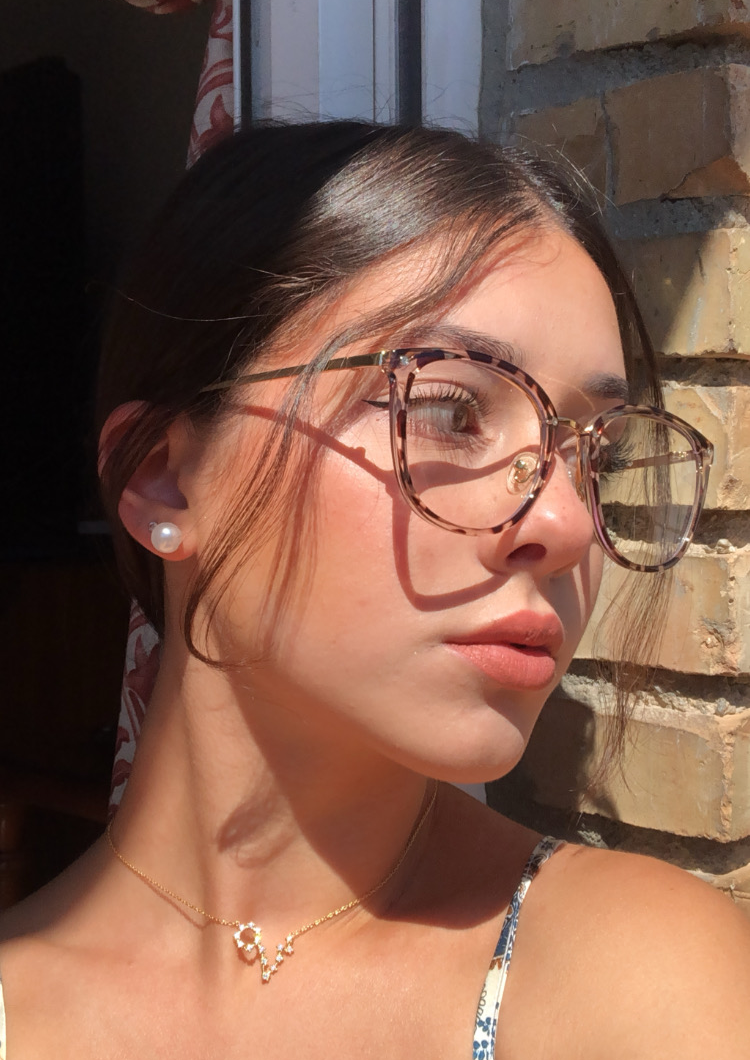 White Leopard Print Retro Round TR 90 Frame Glasses Jola Upgrade 8169