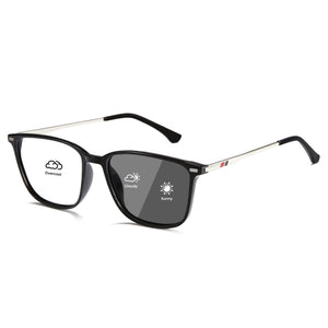 Cyxus TR 90 Square Horde Photochromic Lenses Glasses 8208