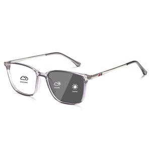 Cyxus TR 90 Square Horde Photochromic Lenses Glasses 8208