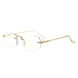 Cyxus Rimless UV400 Protection Metal Photochromic Glasses 8222