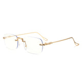 Cyxus Rimless UV400 Protection Metal Photochromic Glasses 8222