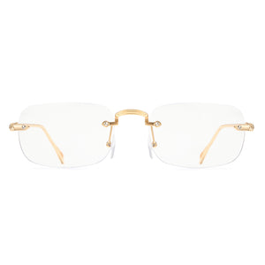 Cyxus Rimless UV400 Protection Metal Photochromic Glasses 8222