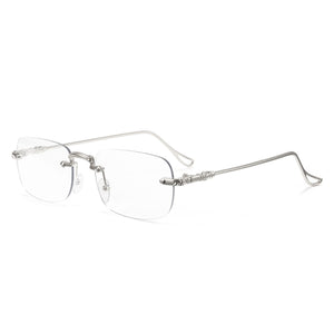 Cyxus Rimless UV400 Protection Metal Photochromic Glasses 8222