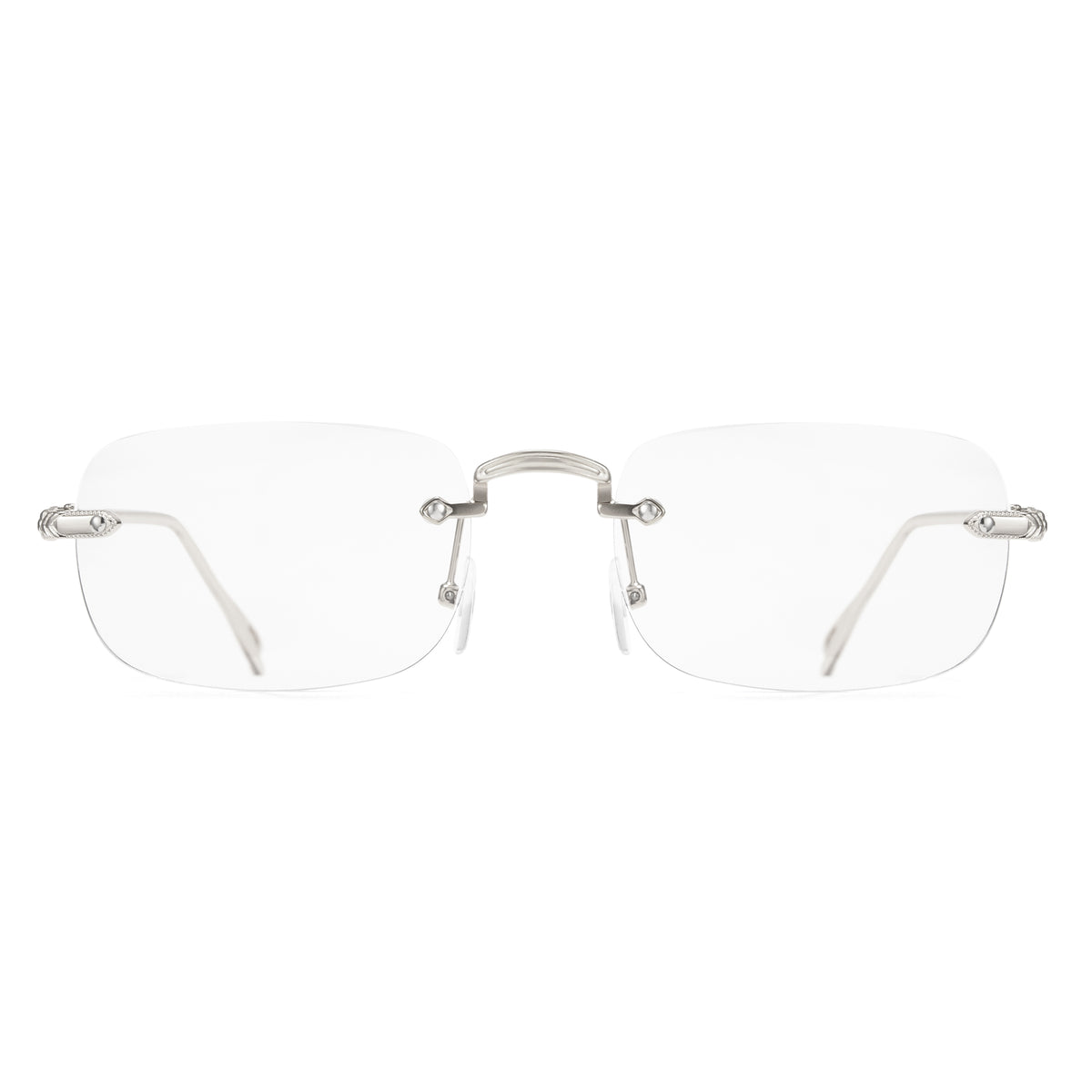 Cyxus Rimless UV400 Protection Metal Photochromic Glasses 8222
